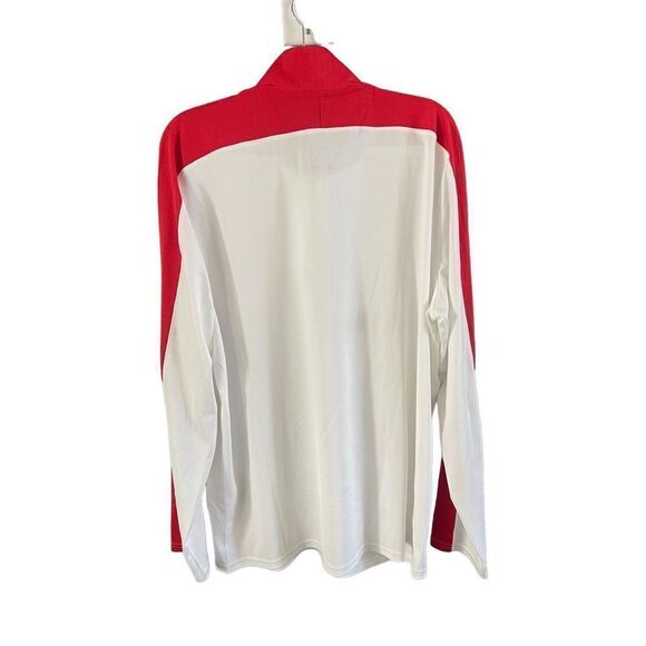 Under Armour Mens White Red 1/4 Zip Maryland Terrapins Pullover Size Large - Picture 7 of 8
